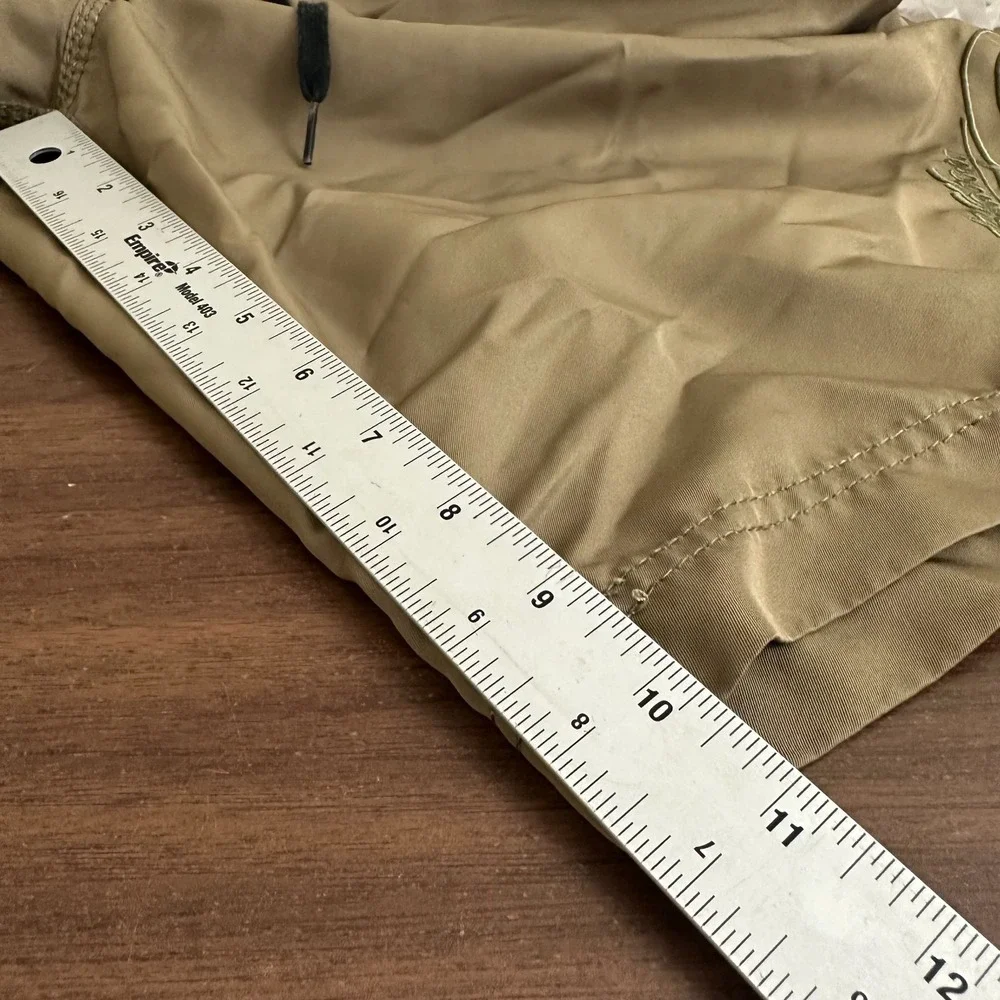 Billabong Board Shorts Olive Green Logo VTG Y2K Cargo Pockets Surfing Men 38